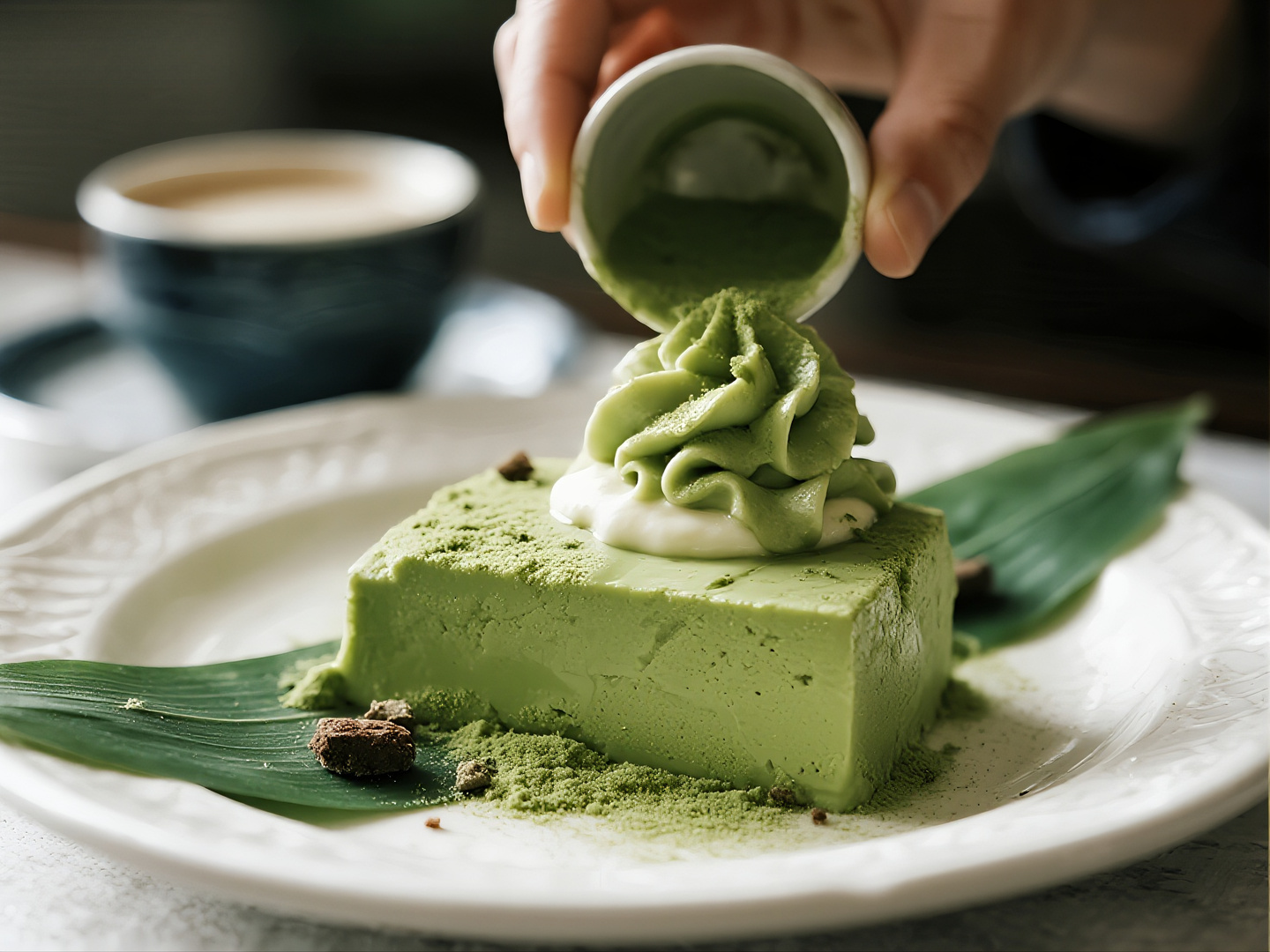 摄图网_603711318_抹茶蛋糕配奶油和咖啡(非企业商用).jpg